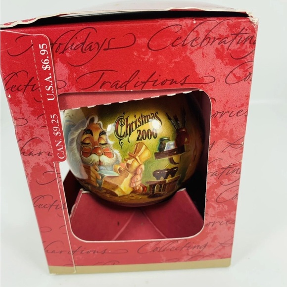 Hallmark Warmed by Candleglow Keepsake Ornament Box Wear Vintage Christmas 2000 - Picture 2 of 5